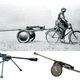 Illustration for article titled Great Moments In Bicycle-Powered Warfare